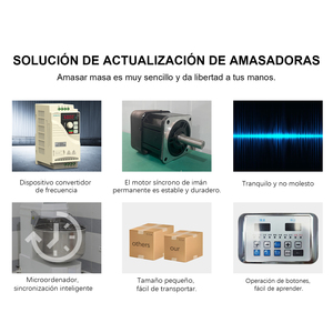 Mezcladora de harina elegante, convertidor de frecuencia de 220 V, suministro de 0,75 kW, controlador de motor, repuesto inverso - Product Image 5