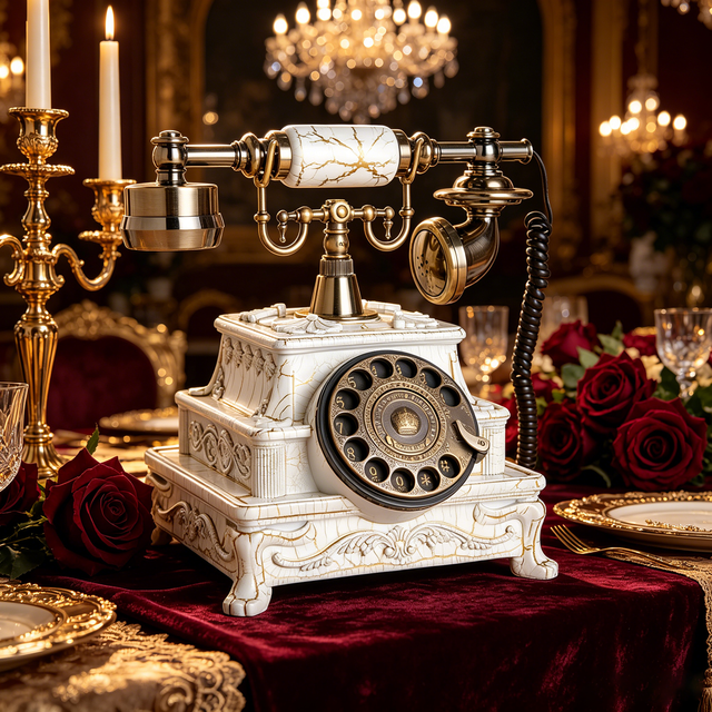 Manufacturer Direct Wholesale , Retro Rotary Dial Audio Guest Book Phone with Voicemail for Weddings, Parties, Event Rental