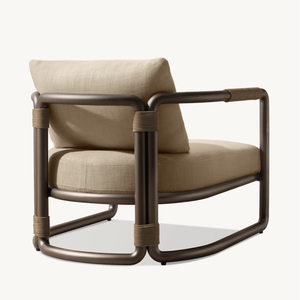 Sassanid al aire libre nueva llegada bambú inspirado Patio Muebles de Jardín <span class=keywords><strong>Maro</strong></span> aluminio para todo tipo de clima Silla de salón - Product Image 2