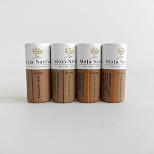 Balsamo per labbra biodegradabile in cartone Kraft rigido Push up contenitore colore guancia in carta tubo lozione per il <span class=keywords><strong>viso</strong></span> imballaggio personalizzato - Product Image 2