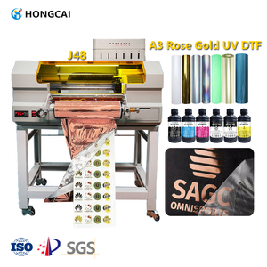 Xp600 đầu in 30cm cuộn-to-roll dtf máy in UV AB phim HOT Rose Gold tự động cá nhân Máy in nhãn UV - Product Image 1