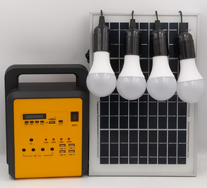 Hệ thống chiếu sáng năng lượng mặt trời di động 10W - Máy phát điện năng lượng mặt trời gia dụng - Radio MP3 - Product Image 1