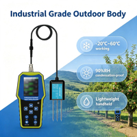 Medidor de Suelo Multiparamétrico Portátil RS485 Modbus-RTU, Medidor de Humedad, Temperatura, EC y pH para Agricultura de Precisión y Monitoreo Agrícola