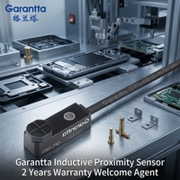 Capteur de proximité inductif Garantta 0802 2,5 mm Conforme CE RoHS IP67 Capteur de proximité inductif miniature carré
