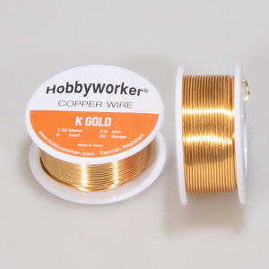 Fil <span class=keywords><strong>de</strong></span> cuivre flexible coloré <span class=keywords><strong>de</strong></span> 20 jauges (0,8 mm) non décolorant, <span class=keywords><strong>prix</strong></span> d'usine Hobbyworeker, pour <span class=keywords><strong>la</strong></span> fabrication <span class=keywords><strong>de</strong></span> bijoux, <span class=keywords><strong>de</strong></span> boucles d'oreilles et <span class=keywords><strong>de</strong></span> coiffures DIY - Product Image 3