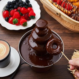 Fontaine à chocolat électrique de table avec une capacité de 1,5 lb pour 8 à 10 portions pour les mariages, les hôtels, les petites fêtes - Product Image 5