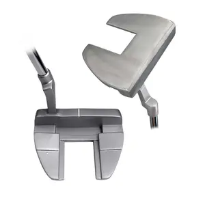 Benutzer definierte Farbe Schwarz Zink legierung CNC gefräste Gesicht Mallet Golf Putter Köpfe