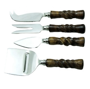 Hot Selling Natural Wooden Handle Steel Cheese <b>Gadget</b> Set Kitchen Tools & <b>Gadgets</b> Holder-cutlery Tray Drawer Dividers for Flat - Product Image 4