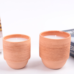 Vases à bougies <span class=keywords><strong>en</strong></span> <span class=keywords><strong>terre</strong></span> <span class=keywords><strong>cuite</strong></span> pour la décoration moderne de la maison, pots à bougies décoratifs <span class=keywords><strong>en</strong></span> céramique personnalisés pour Noël à prix abordable - Product Image 3