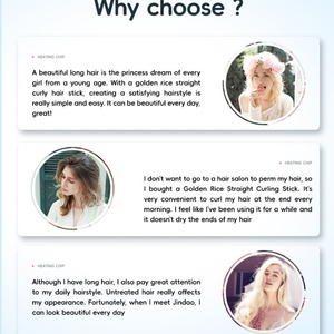 Plancha y Rizador de Pelo 2 en 1 con Pantalla LCD de Temperatura, Plancha de Pelo Eléctrica con Placas MCH PTC de 200 Grados - Product Image 6