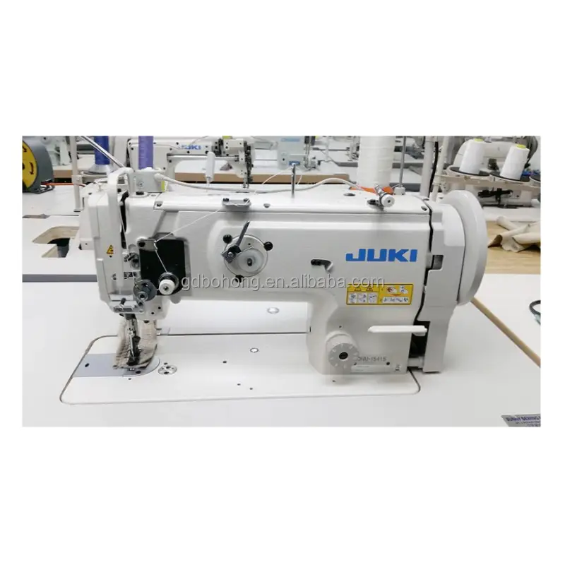NEWSecond hand JUKIS DNU1541Sは、軽量からミディアムレザーのキャンバス、ビニール、厚手の合成素材を縫うのに理想的な機械です