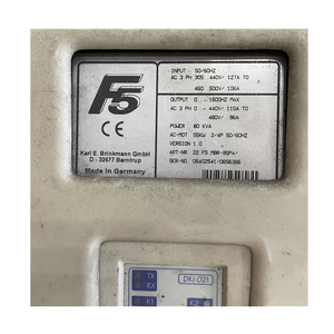Variador de Frecuencia KE 22.F5.MBR-95PA para Automatización Industrial, Usado, de Alemania, Inversores y Convertidores KE 22.F5.MBR-95PA - Product Image 4