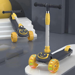 Triciclo Plegable con Certificación CE, de Acero y Plástico Ligero, con Ruedas de PU para Exteriores, Manillar Ajustable, para Niños de 3 a 8 Años, Gran Venta - Product Image 1