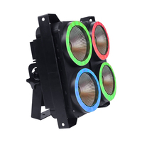 Éclairage de scène professionnel, nouveau projecteur LED COB 4x100W blanc chaud 3200K-5600K, 4 yeux, éclairage de scène LED, projecteur de lavage