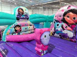 Château gonflable aquatique Cakey Cat Pandy Paws <span class=keywords><strong>Gabby</strong></span> House en PVC, toboggan aquatique gonflable personnalisé, château gonflable en vente, marque Aeor, fabriqué en Guangdong - Product Image 4
