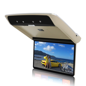 GTRONX 14 \ "FHD IPS 자동차 화면 천장 플립 버스 모니터 Android13 HD/1920*1080 <span class=keywords><strong>CVBS</strong></span> 입력 자동차 TV 스테레오 TFT 오버 헤드 지붕 TV - Product Image 3