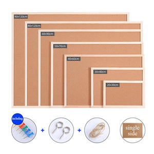 <span class=keywords><strong>Bacheca</strong></span> in <span class=keywords><strong>legno</strong></span> con cornice a parete con Corkboard a singolo lato per pareti - Product Image 6