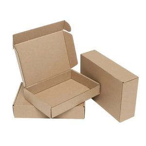 Caja de envío de cartón corrugado de diseño personalizado de alta calidad con laminación mate para la industria alimentaria y los servicios de correo - Product Image 1