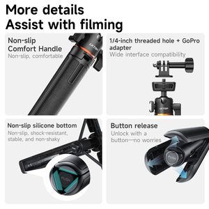 LKTOP Compatible con palos de selfie DJI, palos de mano, trípodes extensibles, accesorios para cámaras deportivas, palos de selfie móviles - Product Image 3