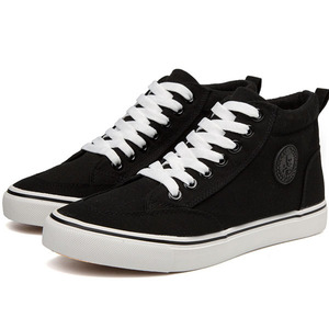 Zapatos de Lona de Media Pantorrilla para Hombre, Estilo 2026, Color Negro, Zapatos de Verano para Hombre, Zapatos de Lona Transpirables, Zapatos Casuales de Moda - Product Image 2