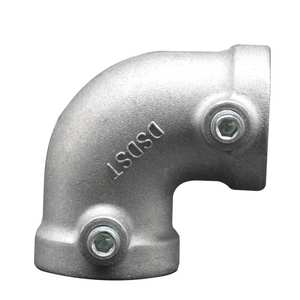 Yeni yöntem bağlantısı DIY mobilya alaşımlı anahtar kelepçe taban flanş boru bağlantı parçaları dirsek TEE haçlar 20mm 25mm 32mm - Product Image 3