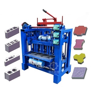 Máquina de Bloques de Enclavamiento de Vibración Fuerte, Máquina de Ladrillos de Cemento para Uso Doméstico, Máquina de Ladrillos Huecos Semiautomática para Ladrilleros - Product Image 1