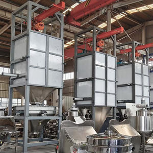 เครื่องขนถ่ายถุงจำนวนมากสำหรับการถ่ายโอนวัสดุที่ราบรื่นสำหรับอุตสาหกรรมการก่อสร้างสารเคมีที่มีมอเตอร์ก่อสร้างเหล็ก - Product Image 5