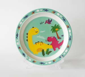 <span class=keywords><strong>Assiette</strong></span> de service en <span class=keywords><strong>plastique</strong></span> <span class=keywords><strong>dinosaure</strong></span> de haute qualité vaisselle ronde 100% <span class=keywords><strong>assiette</strong></span> à dîner en mélamine pour enfants enfants - Product Image 3