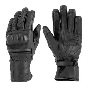 Guantes de Motocicleta de Cuero Resistentes al Viento con Protección para los Nudillos, Guantes de Carreras de Motocicleta, Guantes Transpirables de Invierno para Motociclismo en Carretera - Product Image 1