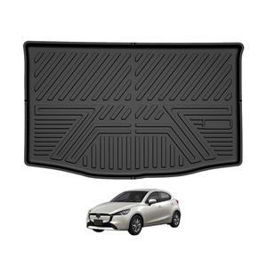 Custom TPE Anti-Slip Waterproof Car Floor Liner Rear Boot Mat Customizable Car <b>Trunk</b> Carpet Foot Pad for Mazda 2 - Product Image 3