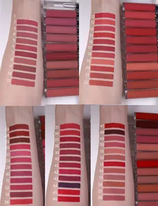 58 Colors Lipgloss Makeup Set Manufacturers Cosmetics Custom Waterproof Velvet Nude Matte Liquid Lipstick