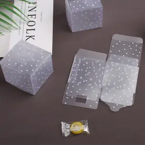 Boîte de rangement en plastique transparente bonne qualité boîtes à bonbons cadeau mariage pour les enfants