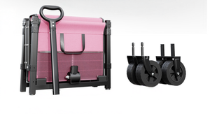 Chariot pliable d'extérieur à quatre roues en acier inoxydable, très vendu, avec plateforme. Couleurs personnalisables. Pour les Plages, le Camping et le Rangement. - Product Image 5