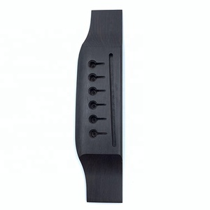 Di alta qualità di fabbricazione nero ebano chitarra Acustica <span class=keywords><strong>ponte</strong></span> - Product Image 4