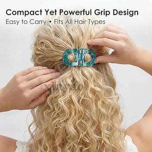 Magnetische Haarklammern mit Eigenem Logo Starker Halt Rutschfeste Haarstyling-Clips Nahtlos 2-in-1 Einfache Alltagsfrisuren für Alle Haartypen - Product Image 2