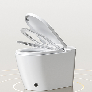 Mignonne mini <span class=keywords><strong>toilette</strong></span> intelligente entièrement automatique avec siphon technologie UV petite taille siège chauffant S-Trap Drainage Pattern - Product Image 6