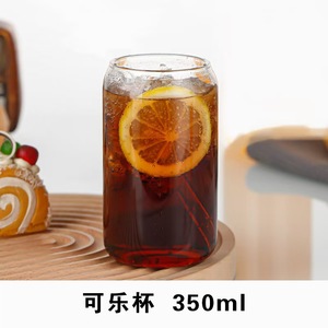 Vaso Moderno de <span class=keywords><strong>Vidrio</strong></span> de Borosilicato Alto de 350 ml, Cilíndrico, Transparente, Reutilizable, Antiderrames, con Tapa de Bambú y Pajita - Product Image 5