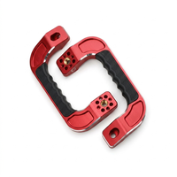 Poignée d'accès en aluminium usinée CNC pour accoudoir de porte de voiture, garniture de remplacement pour habitacle, usinage CNC OEM