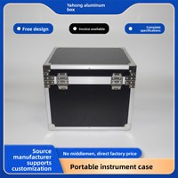 Valise de transport en alliage d'aluminium approuvée par les compagnies aériennes pour équipement médical, boîtes à outils portables – Robuste, fabriquée en Chine, personnalisable