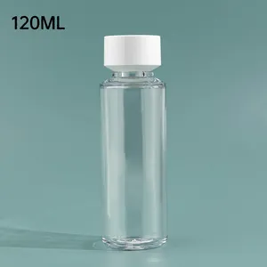 clear plastic bottles for lotion with white plastic screw cap30ml 50 ml 100ml
