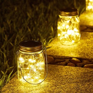 <span class=keywords><strong>Guirlande</strong></span> lumineuse en verre pour jardin, clôture, pelouse, arbre, mariage et fête, lanterne féerique à LED <span class=keywords><strong>solaire</strong></span> pour l'extérieur - Product Image 5