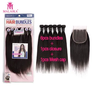 China factory wholesale cheap price Sedittyhair 100% Mishell Natural hair Premium virgin human hair extension 6pcs