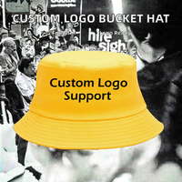 JX Custom Logo Cartoon Camouflage Tweekleurige Zomer Unisex Volwassenen 100% Katoenen Canvas Bucket Hat