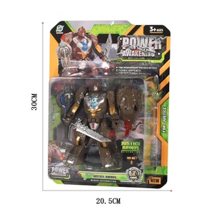 Sư tử Tinh Tinh biến đổi Robot tùy biến robot biến đổi Nhựa Chiến Binh động vật đồ chơi trẻ em có thể tháo rời khớp - Product Image 3