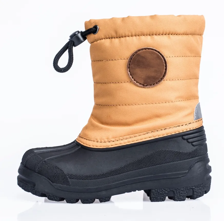 Winter shoes warm waterproof solid colorful snow for kid boots non-slip girls boys snow boot
