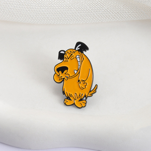 Spilla Smaltata del Cane <span class=keywords><strong>Giallo</strong></span> Malizioso da Animazione Comica, Divertente Distintivo per Abbigliamento, Regalo di Gioielleria - Product Image 3