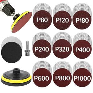 Disco de lija con almohadilla de amortiguación de 5 pulgadas (125 mm) con adhesivo para pulir madera, metal y plástico - Product Image 3