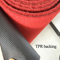 Roter Hochzeits-Event-Teppich Hochwertiger roter Teppich mit rutsch festen Teppichen auf TPR-Gummi basis