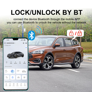 Phổ điện thoại thông minh điều khiển GPS/GSM GPS Tracker 12V từ xa động cơ bắt đầu dừng Keyless nhập kỹ thuật số chìa khóa xe - Product Image 4