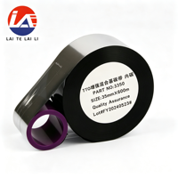 Ruban de transfert thermique LTLL Original Premium Wax-Resin TTO Markem 3520 33mm*600mm pour imprimante d'étiquettes Oki 24mm